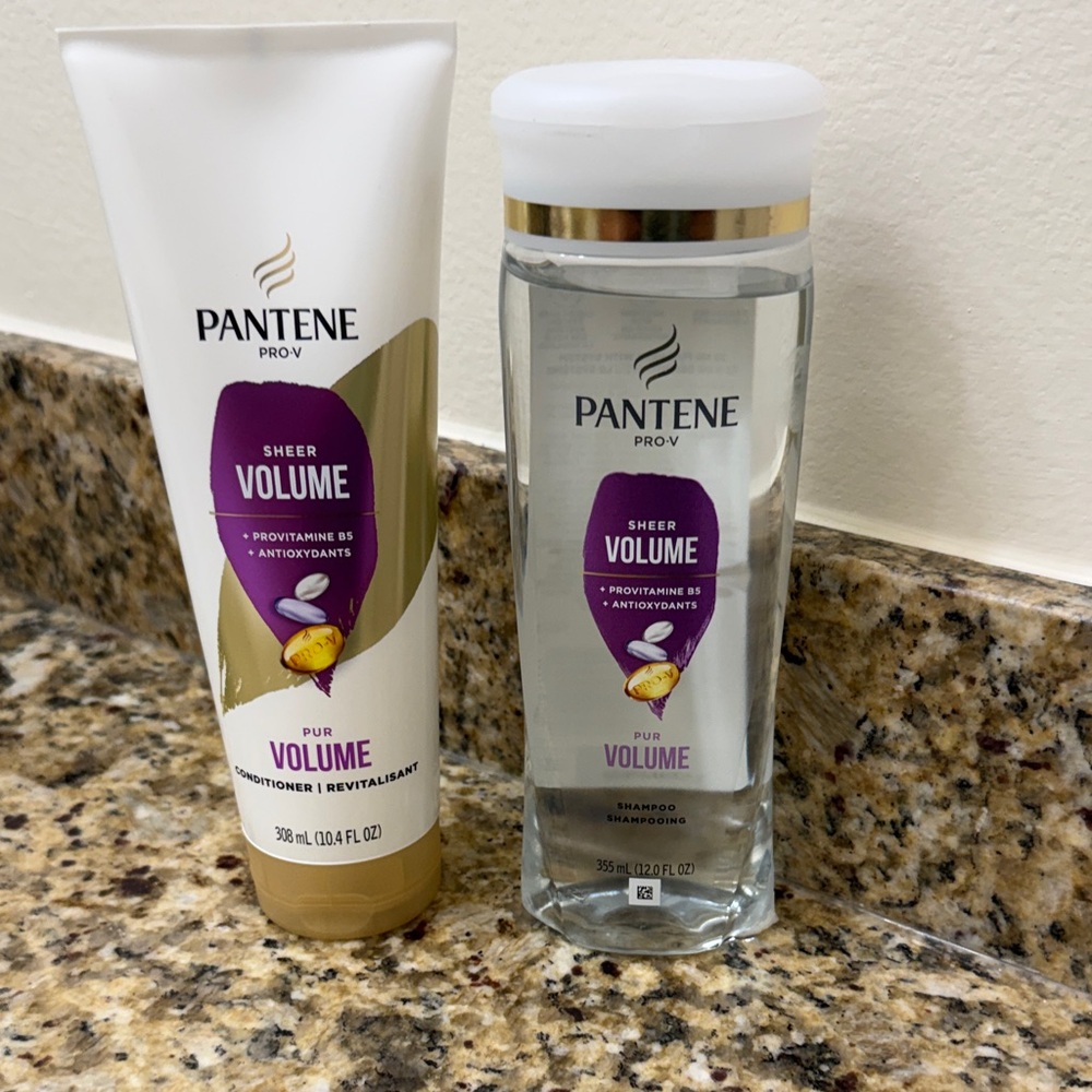 Pantene Pro-V Sheer Volume Shampoo - Purple/White